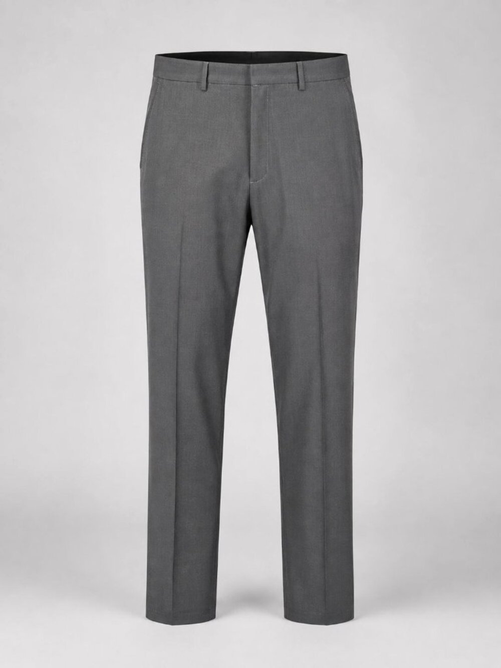 Haggar Mens 40 x 30 " Suit Pants Gray Tailored Fit Travel Performance Dress